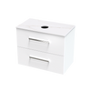 Verto Laminam 800 Double Drawer Wall Vanity