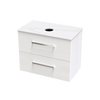 Verto Laminam 800 Double Drawer Wall Vanity