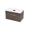 Verto Laminam 800 1 Drawer Wall Vanity