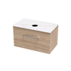 Verto Laminam 800 1 Drawer Wall Vanity