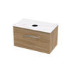 Verto Laminam 800 1 Drawer Wall Vanity