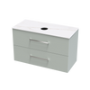 Verto Laminam 1000 Double Drawer Wall Vanity