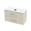 Verto Laminam 1000 Double Drawer Wall Vanity