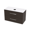 Verto Laminam 1000 Double Drawer Wall Vanity