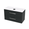 Verto Laminam 1000 Double Drawer Wall Vanity