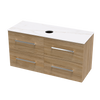 Verto Laminam 1200 4 Drawer Wall Vanity