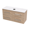 Verto Laminam 1200 4 Drawer Wall Vanity
