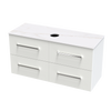Verto Laminam 1200 4 Drawer Wall Vanity