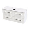 Verto Laminam 1200 4 Drawer Wall Vanity