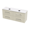 Verto Laminam 1500 Double Basin 4 Drawer Wall Vanity