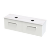 Verto Laminam 1500 Double Basin 2 Drawer Wall Vanity