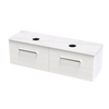 Verto Laminam 1500 Double Basin 2 Drawer Wall Vanity