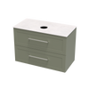 Array Oslo Laminam 900 Double Drawer Wall Vanity