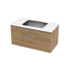 Verto Laminam 900 1 Drawer Wall Vanity