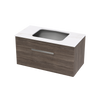 Verto Laminam 900 1 Drawer Wall Vanity
