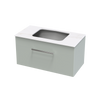 Verto Laminam 900 1 Drawer Wall Vanity