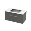 Verto Laminam 900 1 Drawer Wall Vanity