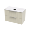 Array Riada Laminam 900 Double Drawer Wall Vanity