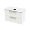 Array Riada Laminam 900 Double Drawer Wall Vanity