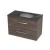 Verto Laminam 900 Double Drawer Wall Vanity