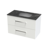 Verto Laminam 900 Double Drawer Wall Vanity