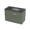 Verto Laminam 900 Double Drawer Wall Vanity