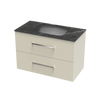 Verto Laminam 900 Double Drawer Wall Vanity
