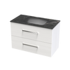 Verto Laminam 900 Double Drawer Wall Vanity