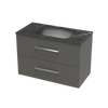 Verto Laminam 900 Double Drawer Wall Vanity