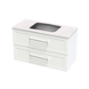 Array Oslo Laminam 1000 Double Drawer Wall Vanity