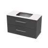 Array Oslo Laminam 1000 Double Drawer Wall Vanity