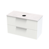 Array Riada Laminam 1000 Double Drawer Wall Vanity