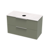 Array Riada Laminam 1000 Double Drawer Wall Vanity