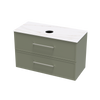 Array Berlin Laminam 1000 Double Drawer Wall Vanity