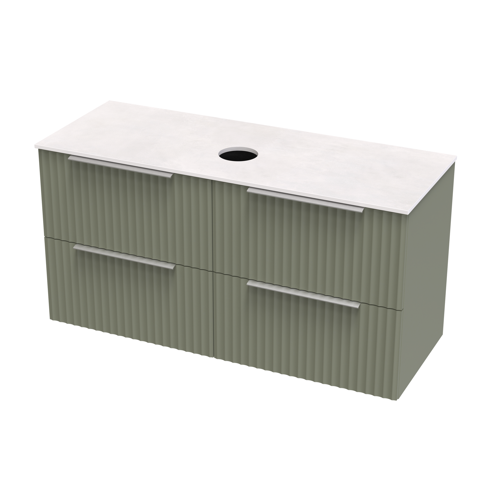 Array Drawer Array Riada Laminam 1200 4 Drawer Wall Vanity